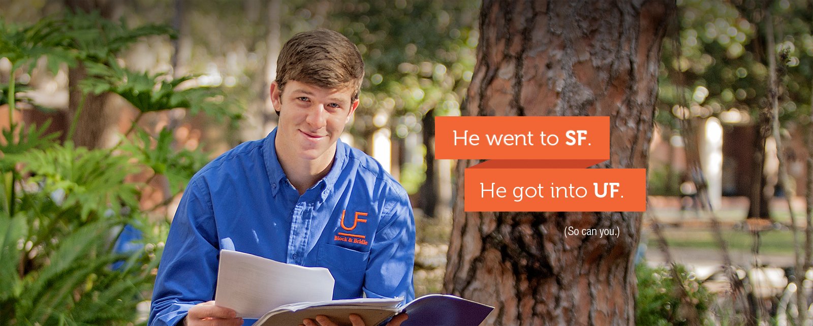 Christian went to SF. He got into UF.