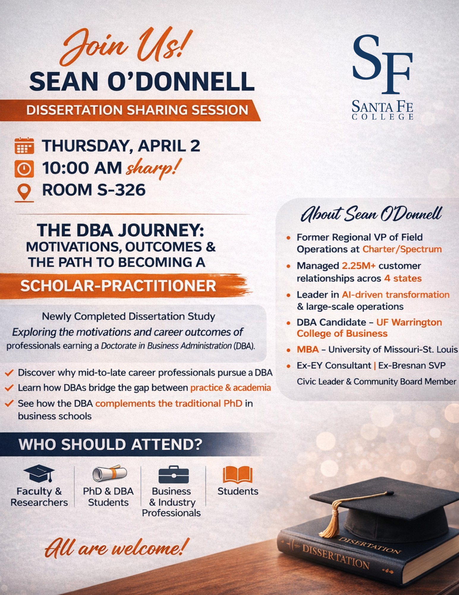 SF RUE Presents Dr. Sean O'Donnell - The DBA Journey
